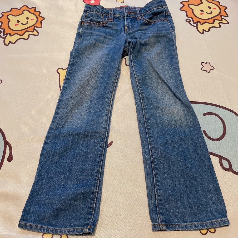 GAP Little Girls Straight Jeans with Stretch Size6